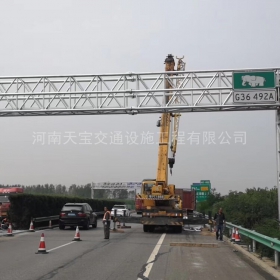 香港岛高速ETC门架标志杆工程